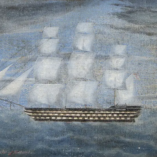 C18th British - 'H.M.S. Duke of Wellington'