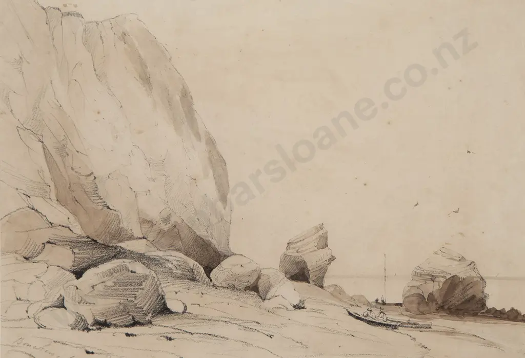 After Edward William Cooke RA FRS (British 1811-1880) - Bonchurch Isle of Wight Image 1++