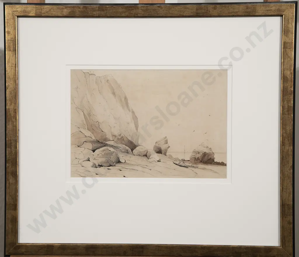 After Edward William Cooke RA FRS (British 1811-1880) - Bonchurch Isle of Wight Image 1++