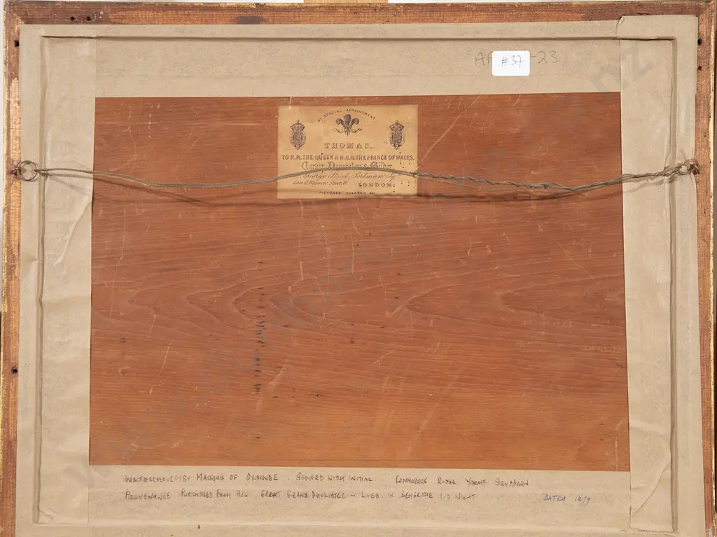 Attributed  Marque of Ormonde - Shipping Scene near Greenwich Image 1++