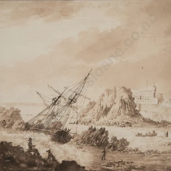 Major W Hornbrook (British) - The Loss of a Frigate