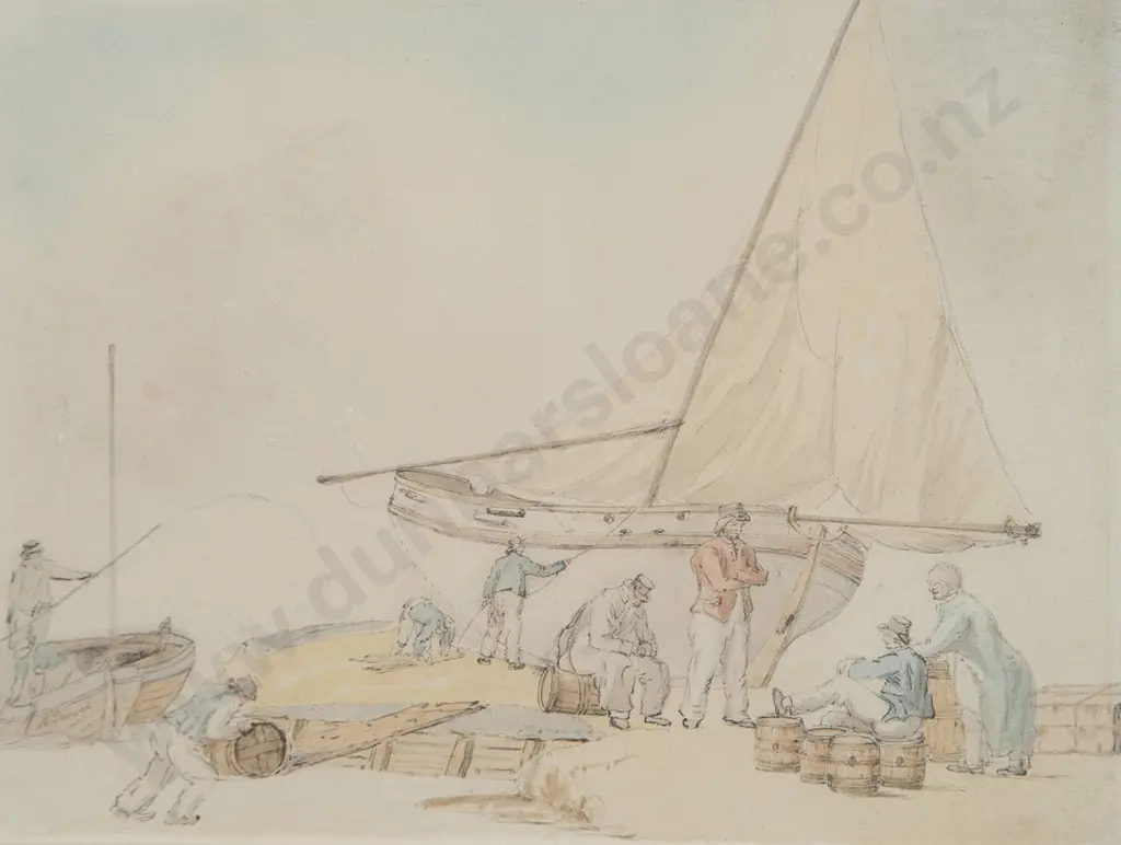 Attributed Nicholas Pocock (British 1741-1821) - Small Craft Image 1++