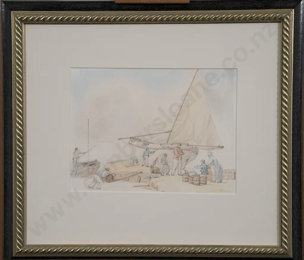 Attributed Nicholas Pocock (British 1741-1821) - Small Craft Image 1++