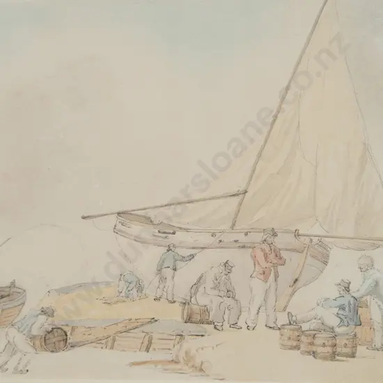 Attributed Nicholas Pocock (British 1741-1821) - Small Craft