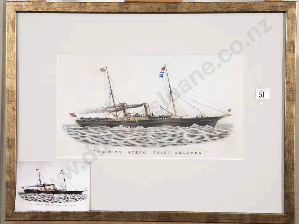 Robert E Pizey - Trinity Steam Yacht Galatea Image 1++
