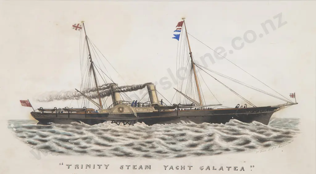 Robert E Pizey - Trinity Steam Yacht Galatea Image 1++