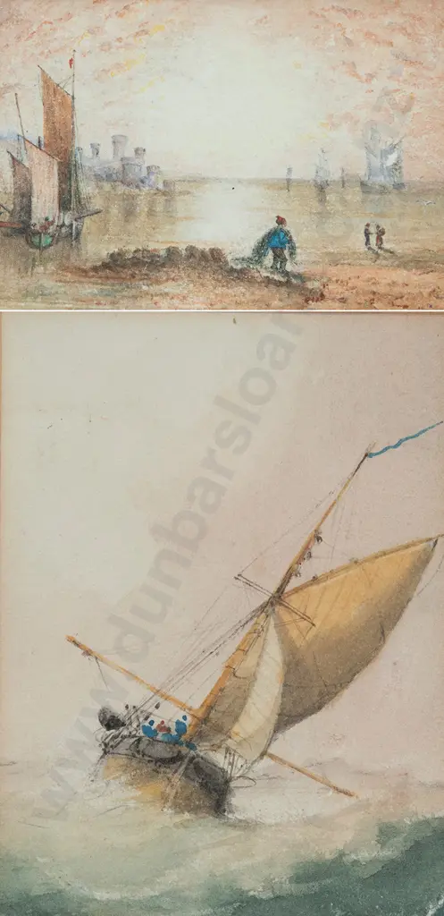 Manner of Charles Taylor (British) & other watercolours (2) Image 1++