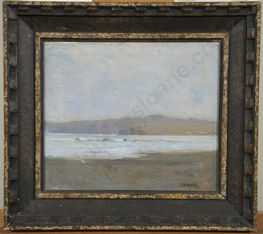 Cecil F Kelly (1879-1954) - Evening Light Godley Head Image 1++