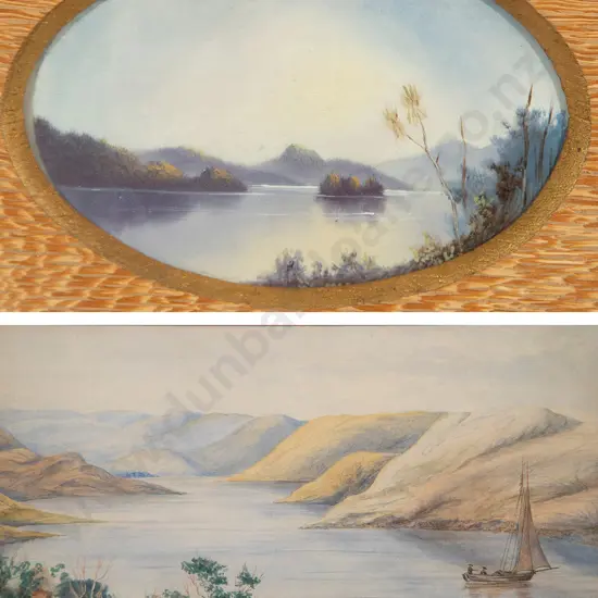 Colonial watercolour & other oil (2)