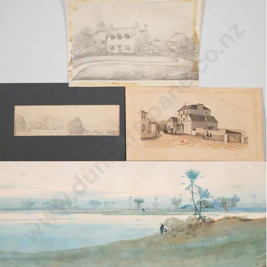 Four Various Works on Paper