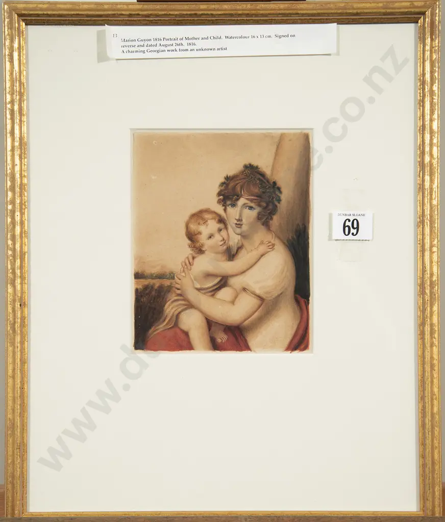 Marian Guyon - Portrait of Mother & Child Image 1++