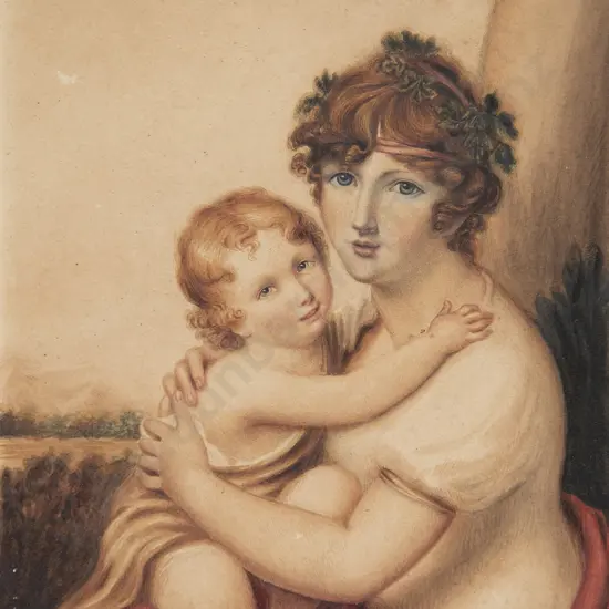 Marian Guyon - Portrait of Mother & Child