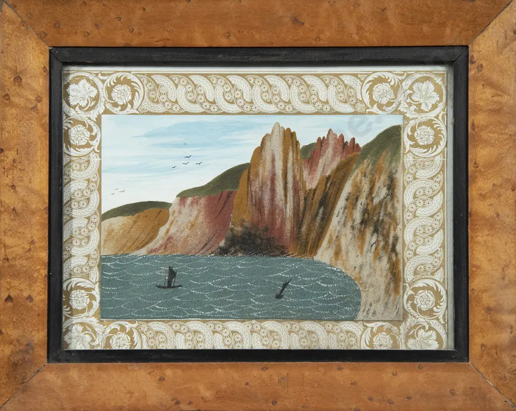 Set of Three C19th English Sand Pictures Image 1++