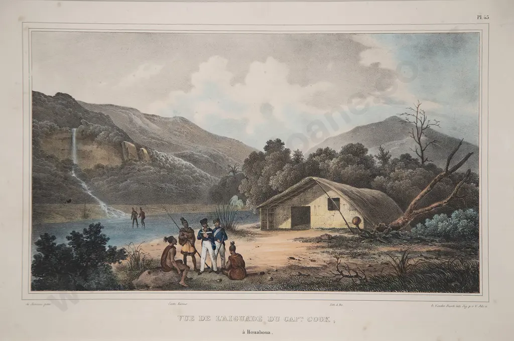 After William de Sainson - Vue de L'aoguade de Cap. C Image 1++