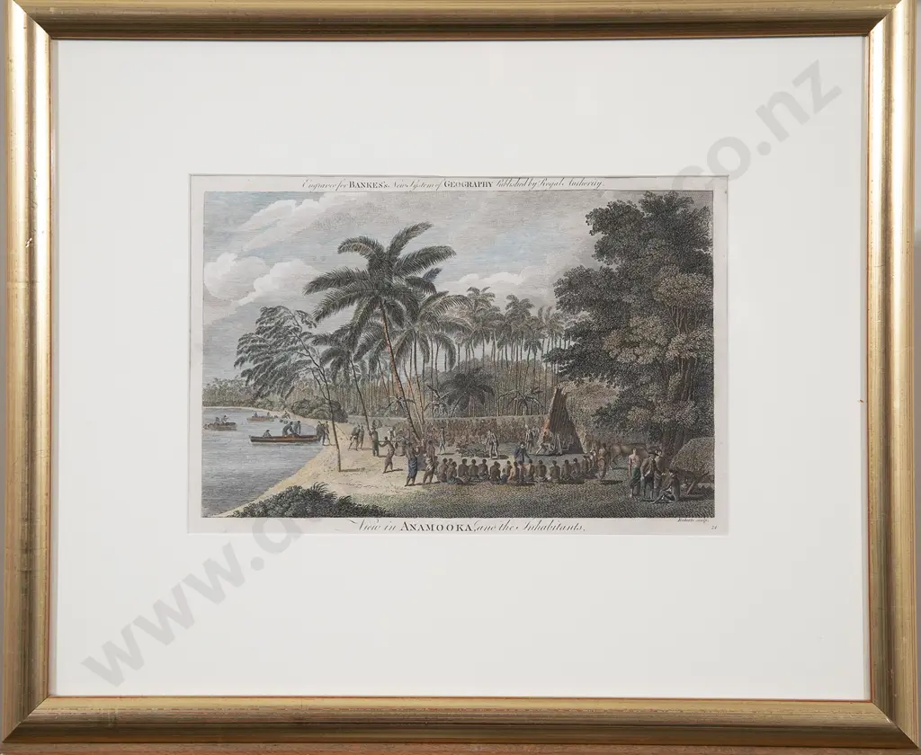 After Joseph Banks - View in Anamooka and the Inhabitants Image 1++