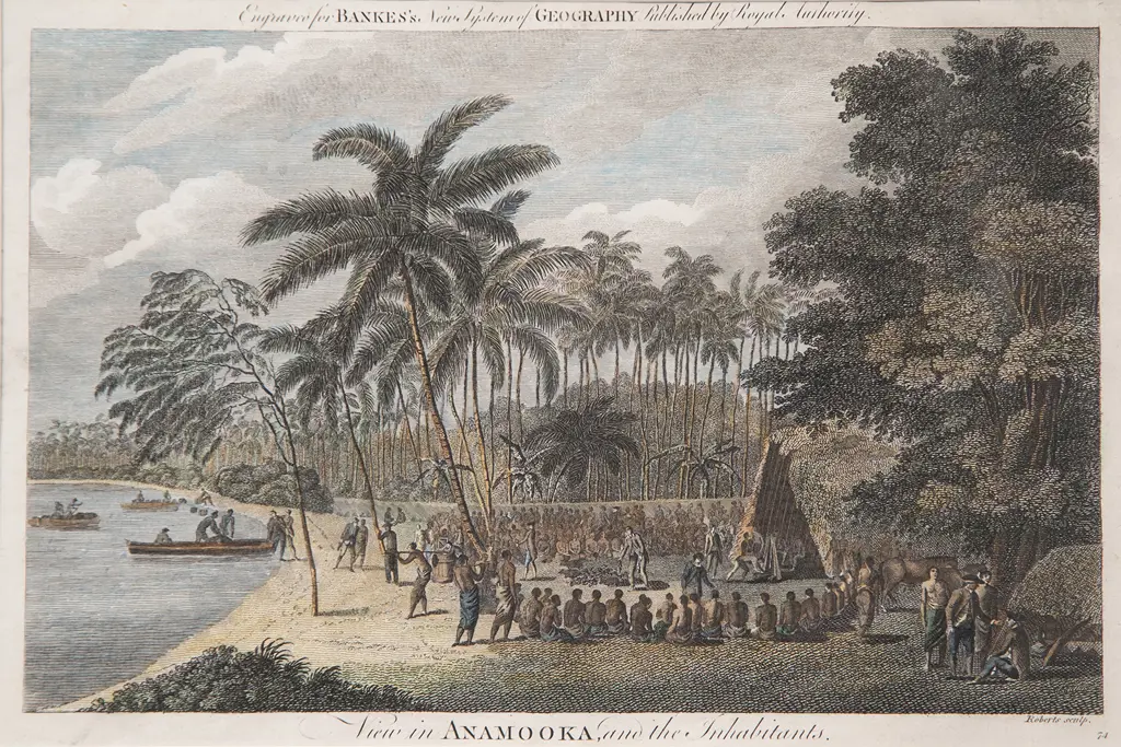 After Joseph Banks - View in Anamooka and the Inhabitants Image 1++