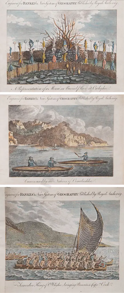 Three Small C18th Coloured Engravings Image 1++