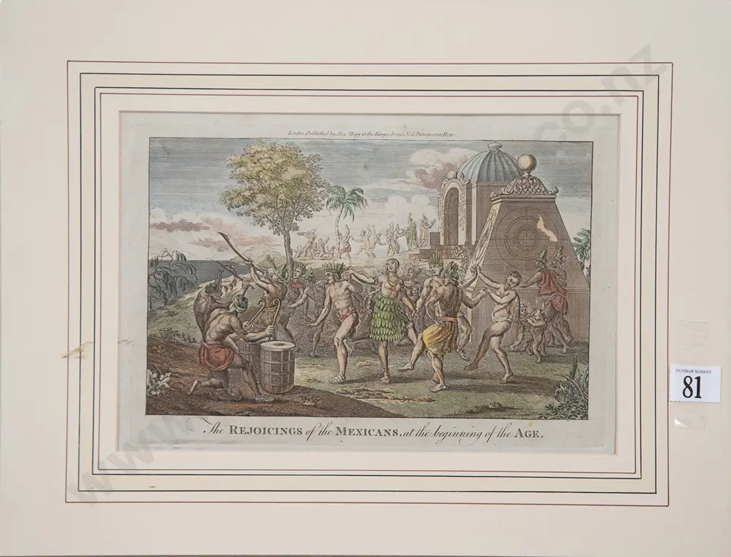 Two C18th Coloured Engravings Image 1++