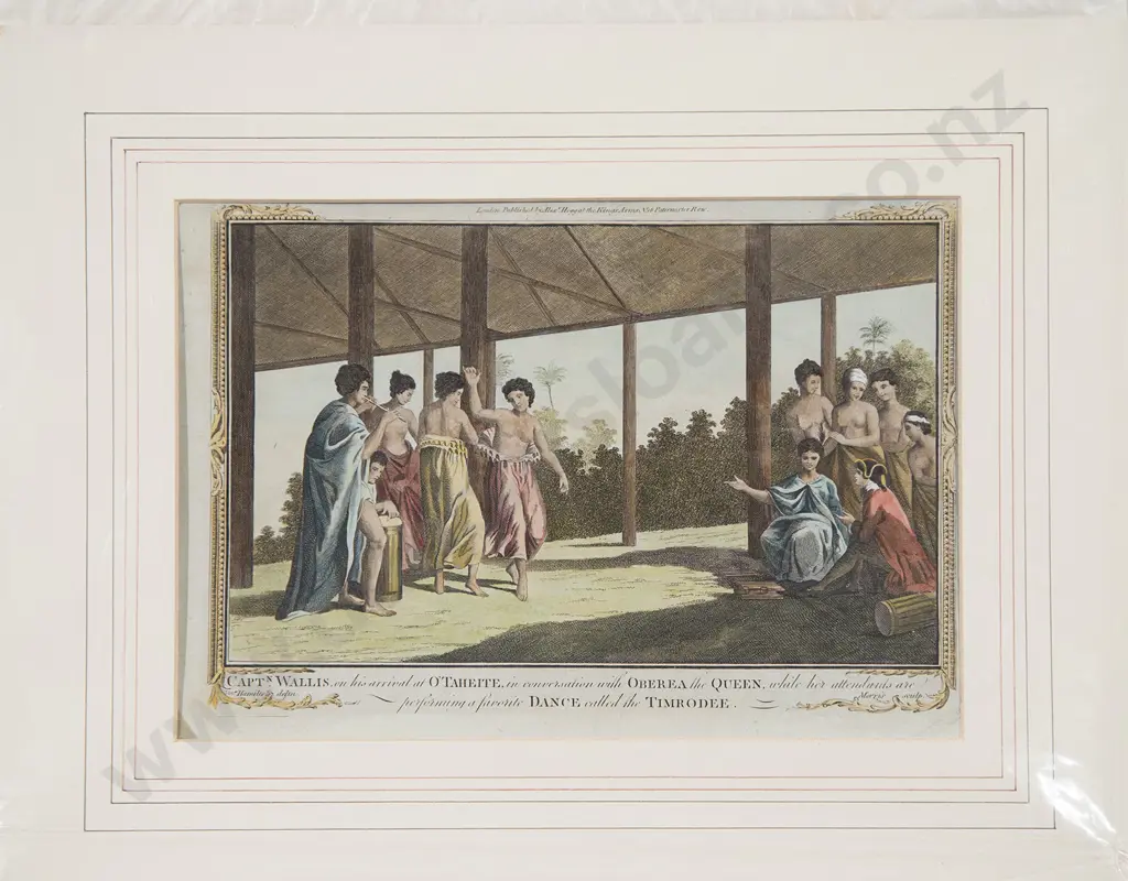 Two C18th Coloured Engravings Image 1++