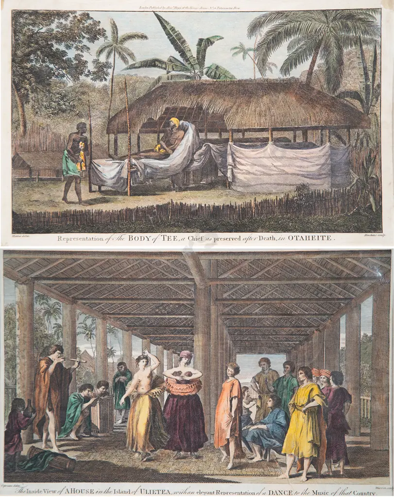 Two C18th Coloured Engravings Image 1++