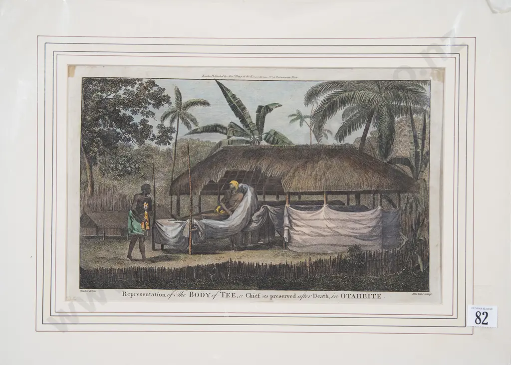 Two C18th Coloured Engravings Image 1++