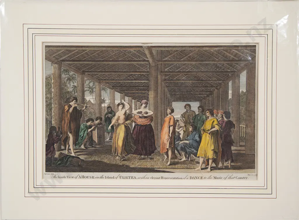 Two C18th Coloured Engravings Image 1++