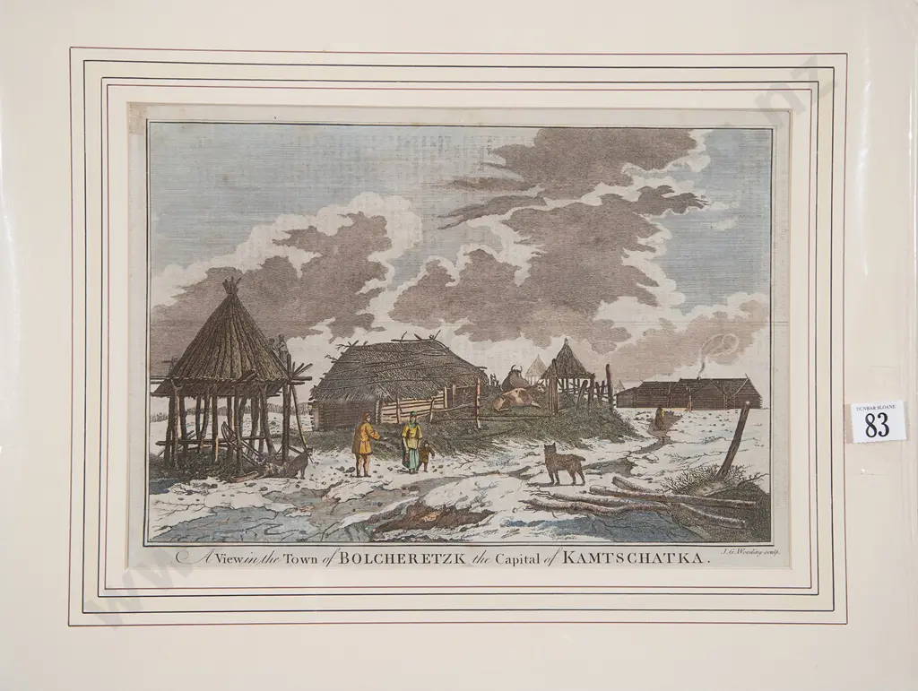 Two C18th Coloured Engravings Image 1++
