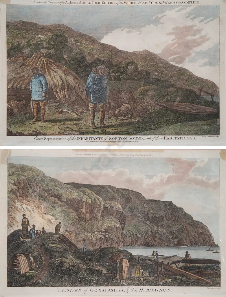 Two C18th Coloured Engravings Image 1++