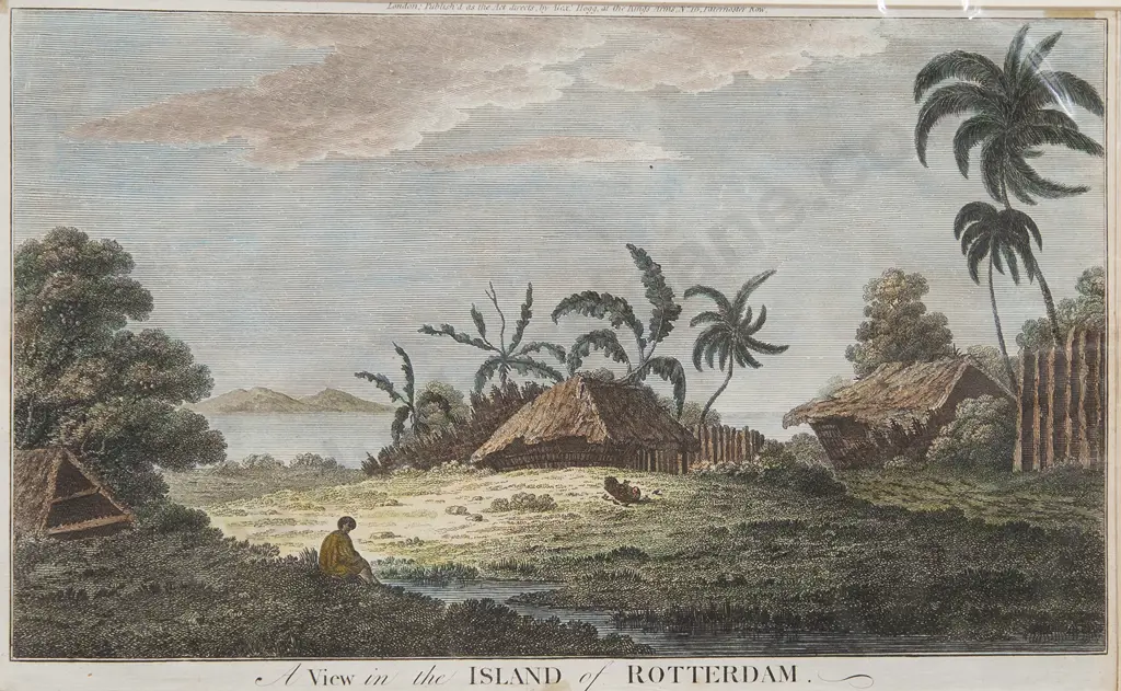 Two C18th Hand Coloured Engravings Image 1++