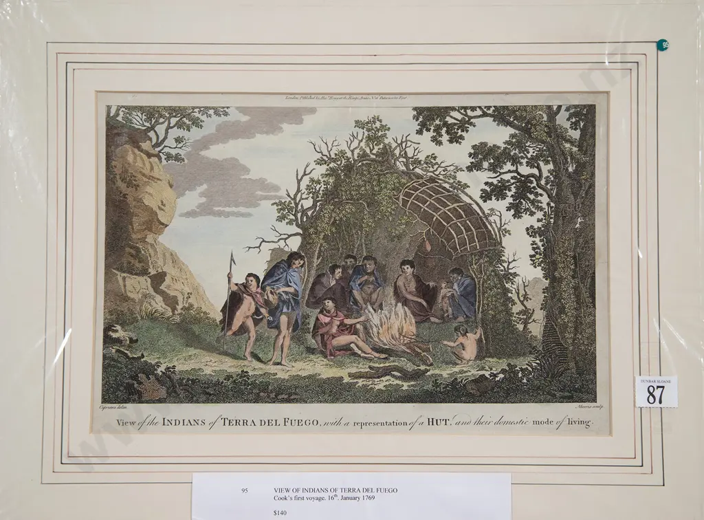 Two C18th Hand Coloured Engravings Image 1++