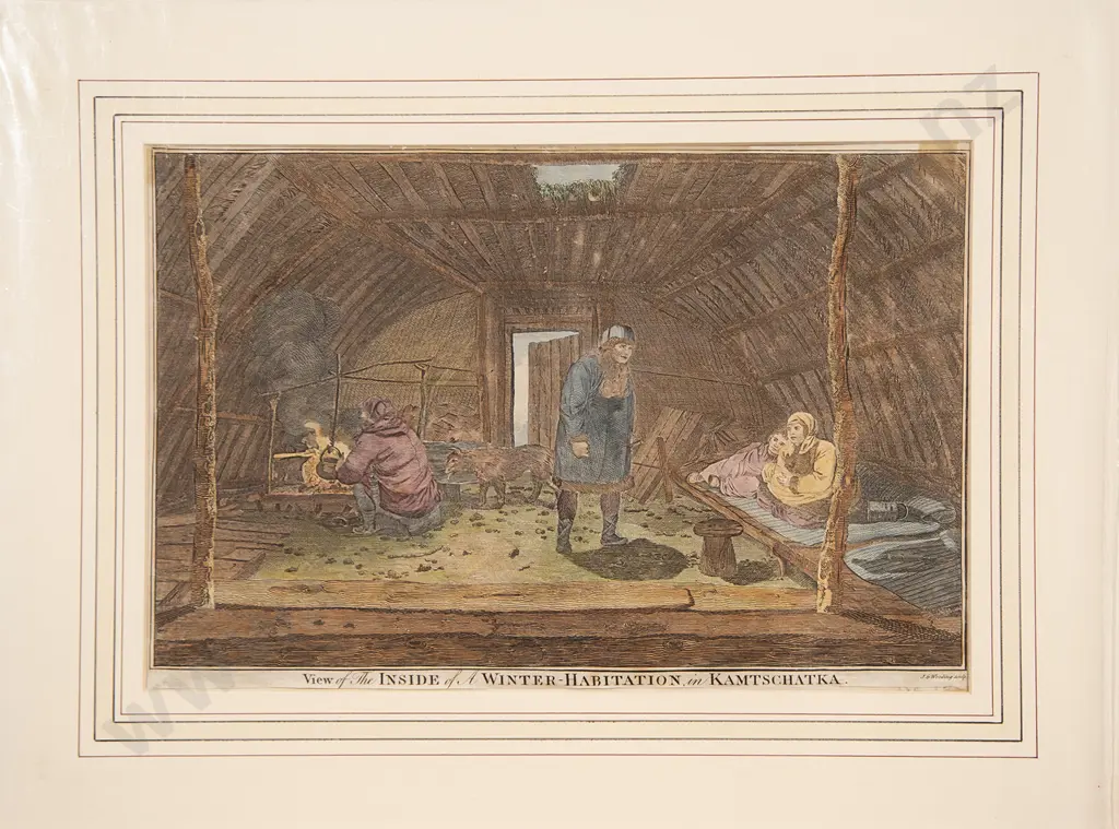 Two C18th Hand Coloured Engravings Image 1++
