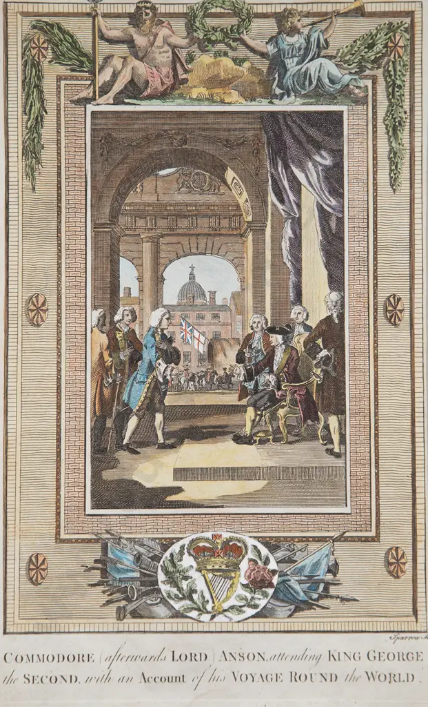 C18th Coloured Engraving Image 1++