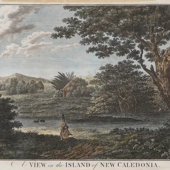 18Cth Hand Coloured Engraving