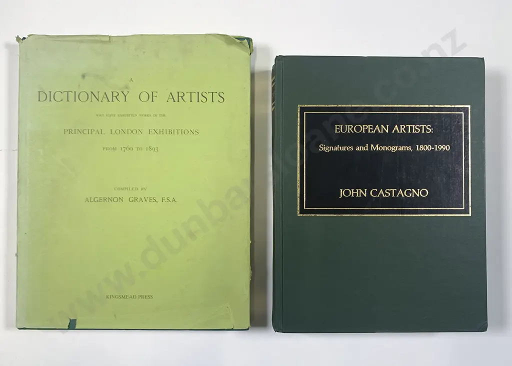 Two Volumes Pertaining to European Artists Image 1++