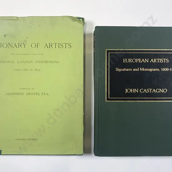 Two Volumes Pertaining to European Artists