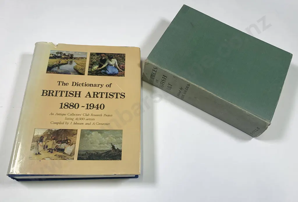 Two Volumes Pertaining to British Art Image 1++