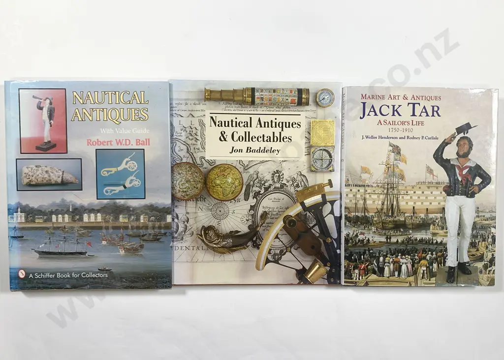 Three Volumes Pertaining to Maritime Art and Antiques Image 1++