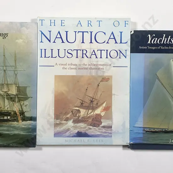 Three Volumes Pertaining to Maritime Art