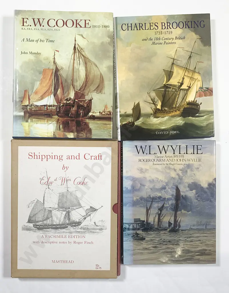 Four Volumes Pertaining to Maritime Art Image 1++