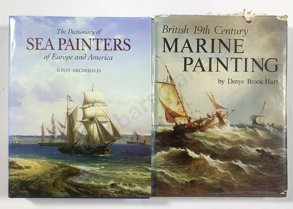 Two Volumes Pertaining to Maritime Art Image 1++