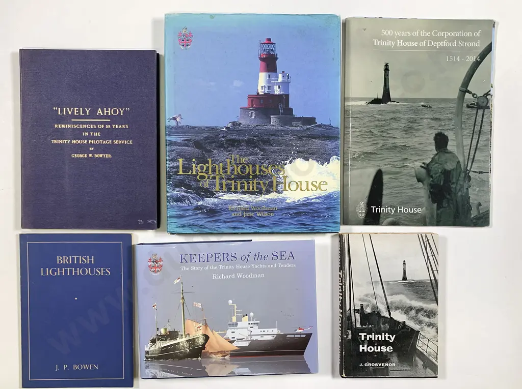 Six Maritime Volumes and Booklets Mostly Pertaining to Lighthouses Image 1++