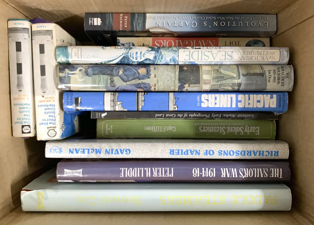 Box of 12 Mostly Maritime Volumes Image 1++