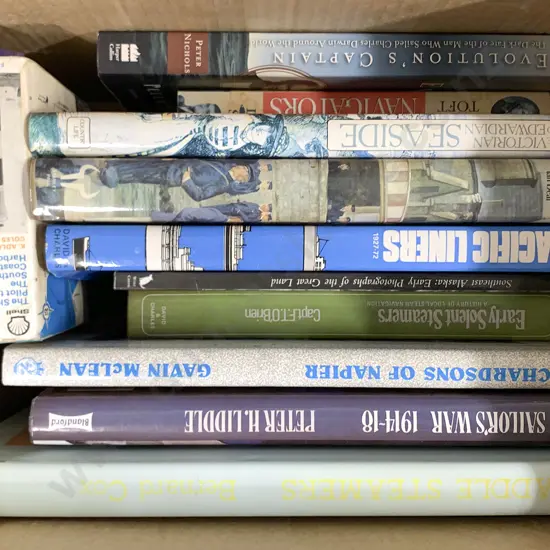 Box of 12 Mostly Maritime Volumes