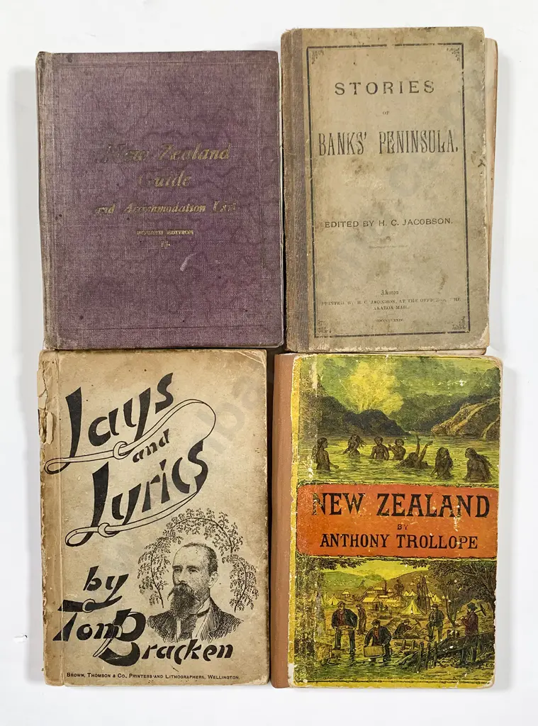 Four Small New Zealand Historical Volumes Image 1++