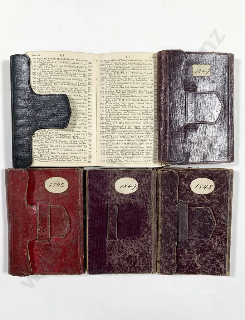 Five C19th Pocket Books Image 1++