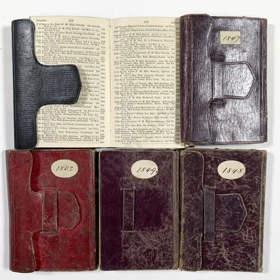 Five C19th Pocket Books