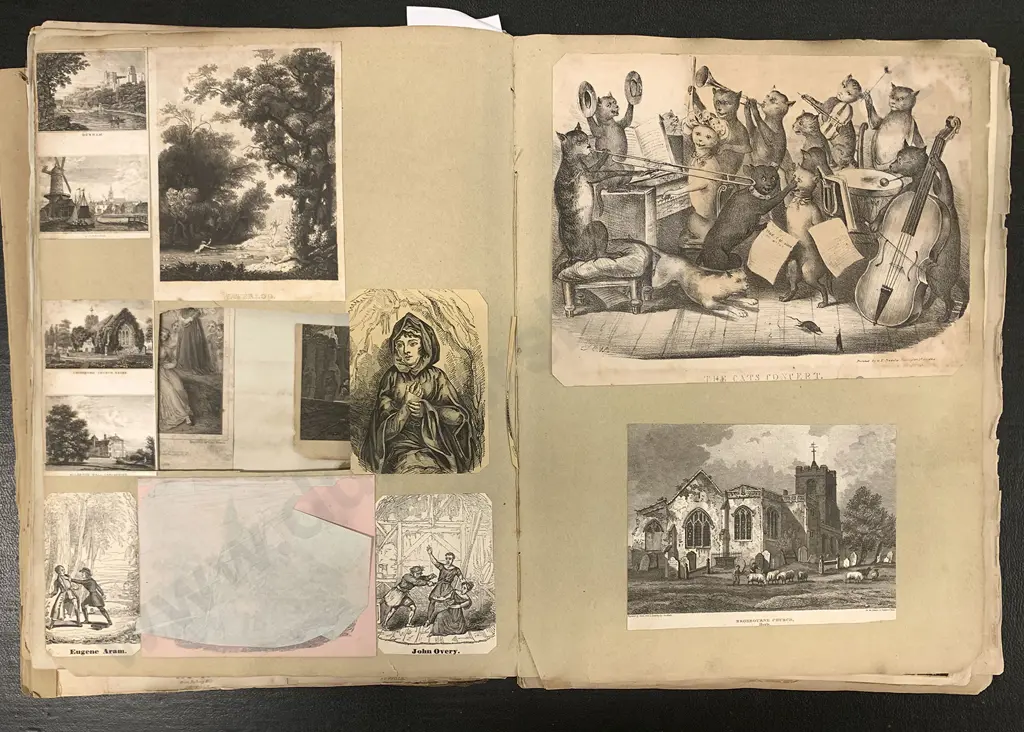 Interesting C19th Album Of Engraved Bookplates Image 1++