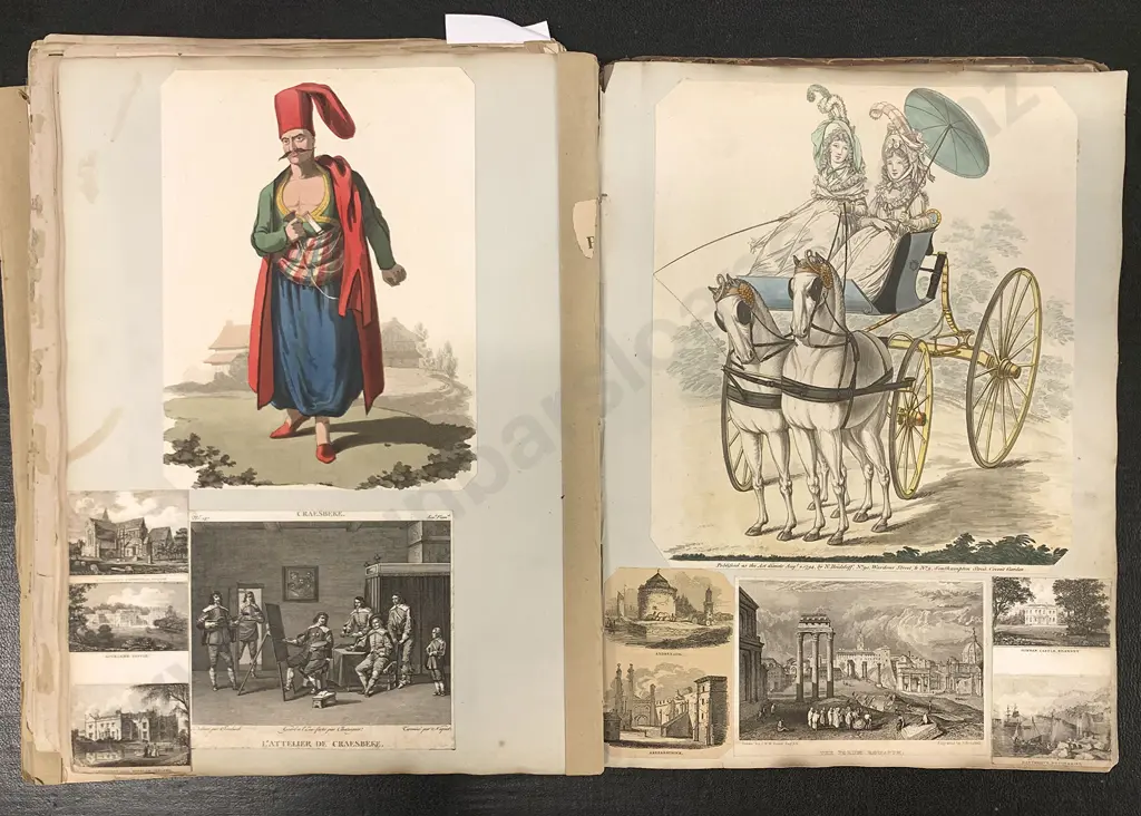 Interesting C19th Album Of Engraved Bookplates Image 1++