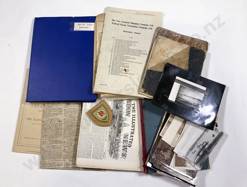Quantity of Maritime Ephemera & Photographs etc Image 1++