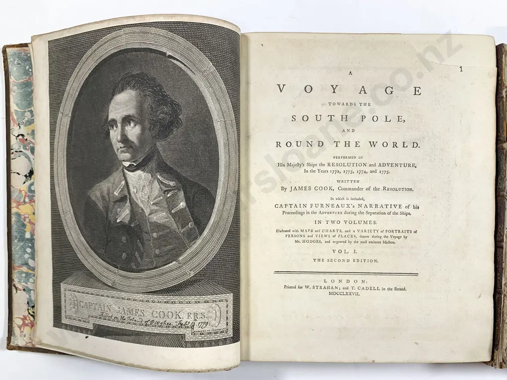 Cook Captain James - A Voyage Towards The South Pole And Round The World Image 1++